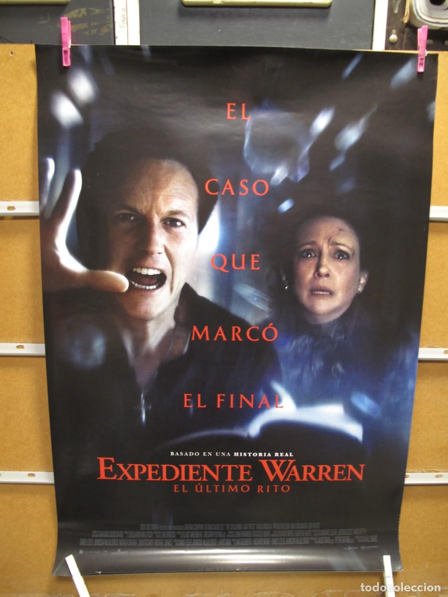 Cine: EXPEDIENTE WARREN POSTER ORIGINAL - Foto 1