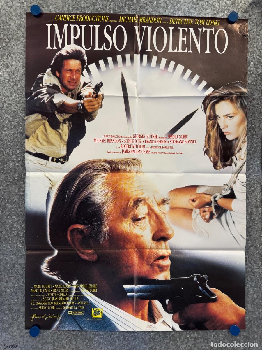 Cine: Impulso Violento , Michael Brandon ,Poster Original - Foto 1