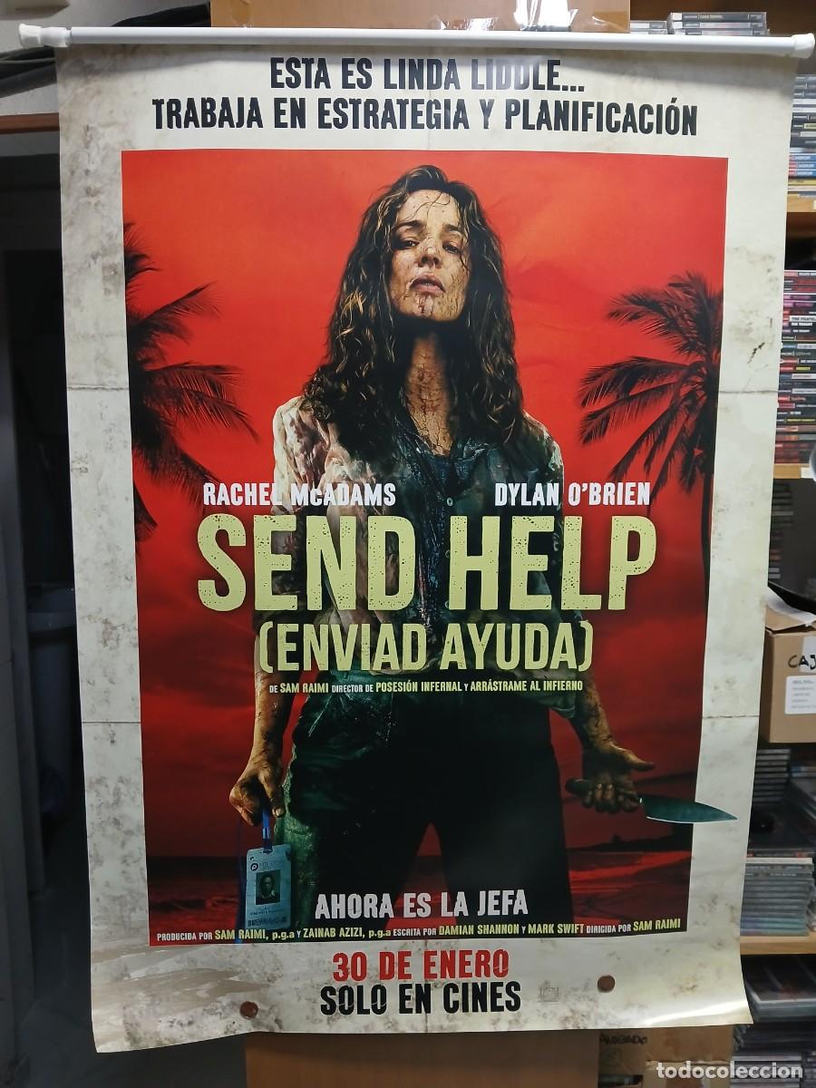 Cine: SEND HELP P&oacute;ster Original 70x100 cm aprox. SAM RAIMI - Foto 1