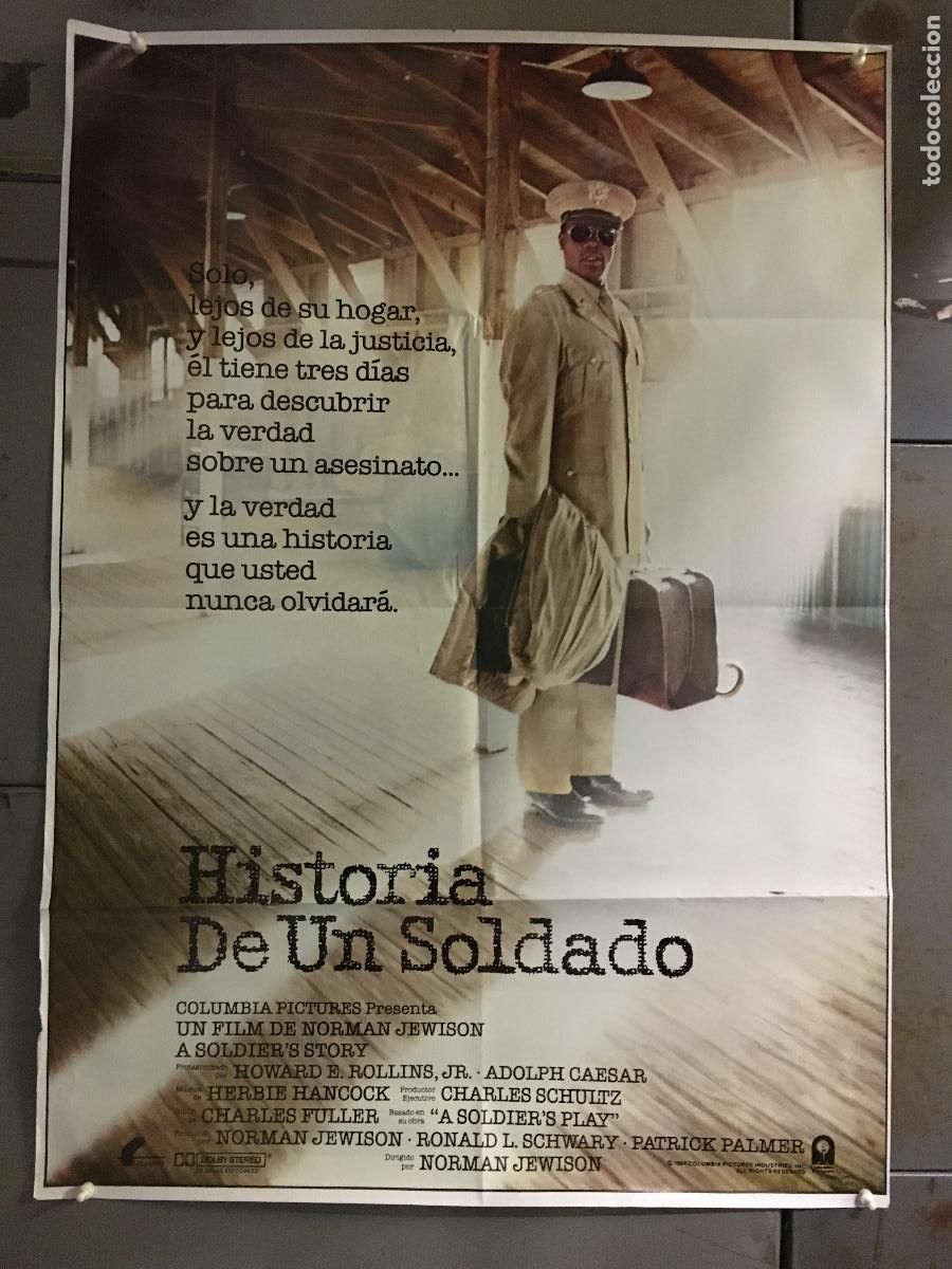 Cine: AEO28 HISTORIA DE UN SOLDADO HOWARD E. ROLLINS Jr. POSTER ORIGINAL 70X100 ESTRENO h1