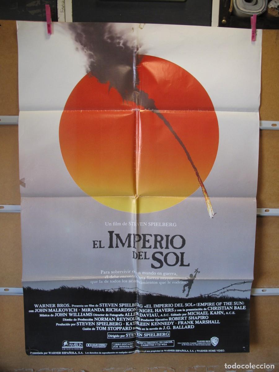 Cine: SU1180 EL IMPERIO DEL SOL POSTER ORIGINAL - Foto 1