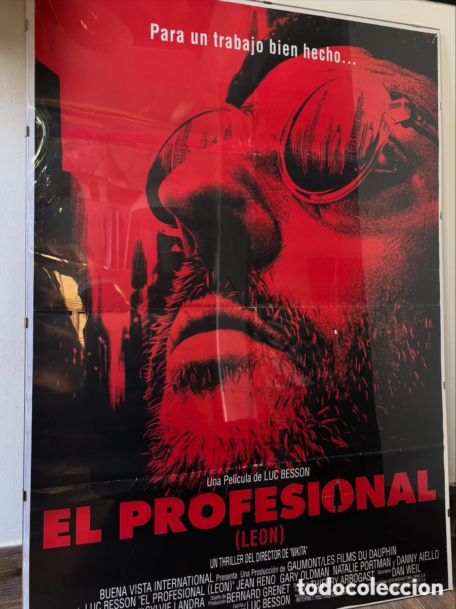 Cine: Leon el profesional p&oacute;ster cine original - Foto 1