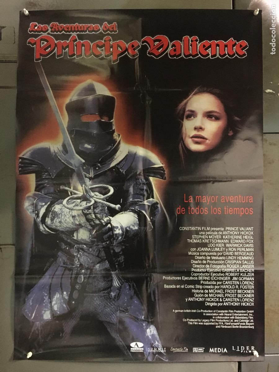Cine: AEQ85 LAS AVENTURAS DEL PRINCIPE VALIENTE POSTER ORIGINAL 70X100 ESTRENO h5