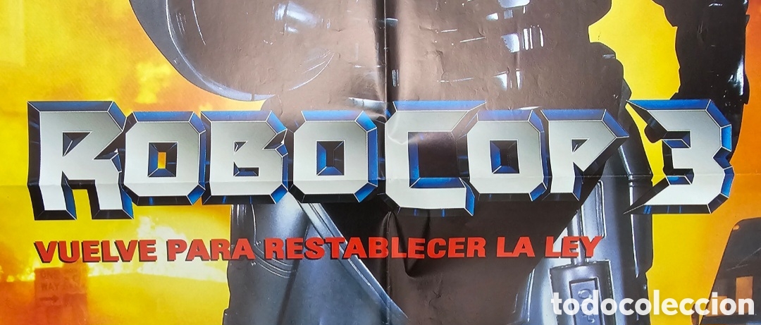 Cine: POSTER ROBOCOP 3 Acci&oacute;n Sci-fi - Foto 3