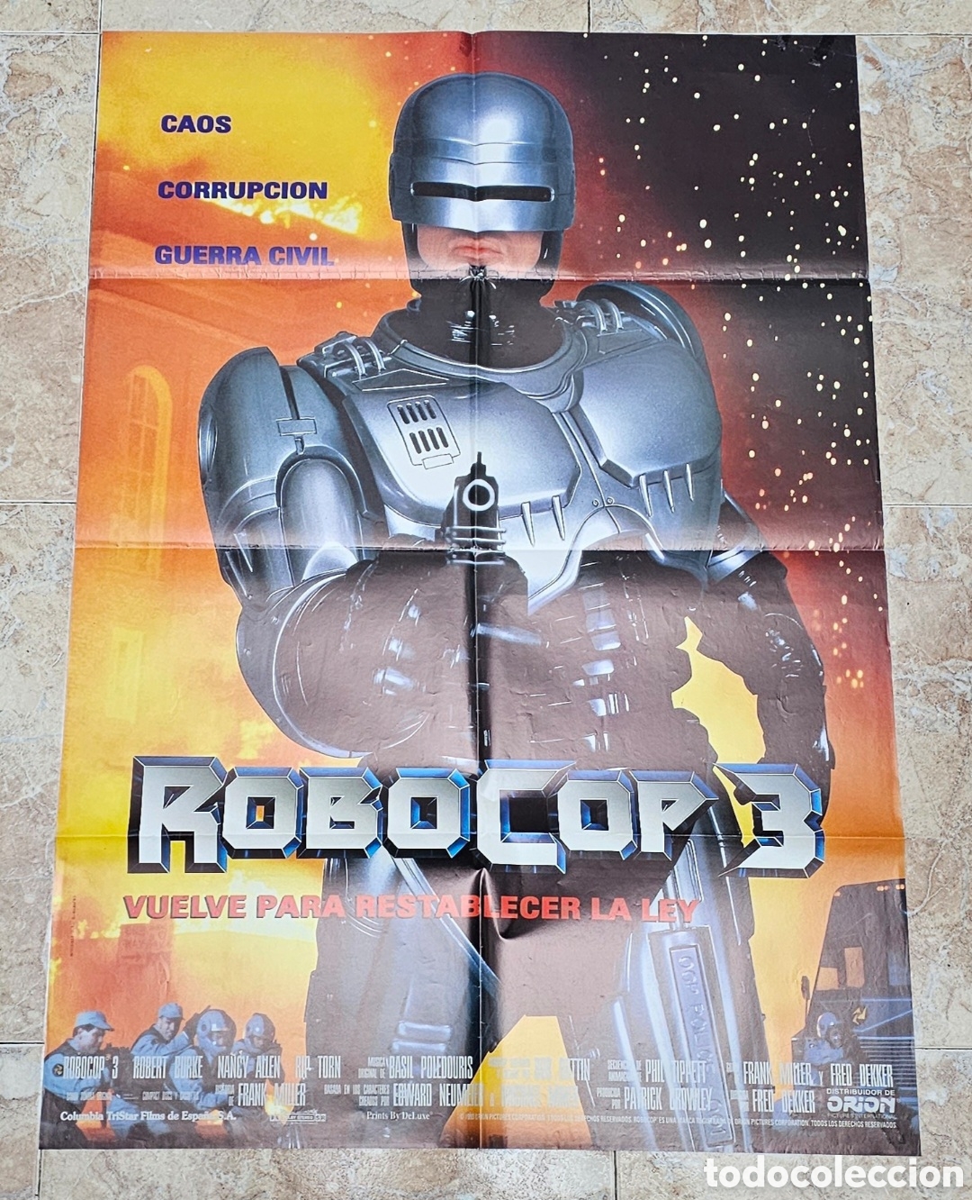 Cine: POSTER ROBOCOP 3 Acci&oacute;n Sci-fi - Foto 1