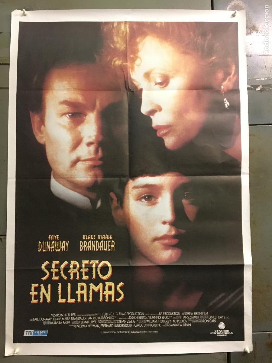 Cine: AER46 SECRETO EN LLAMAS FAYE DUNAWAY POSTER ORIGINAL ESTRENO 70X100 h2