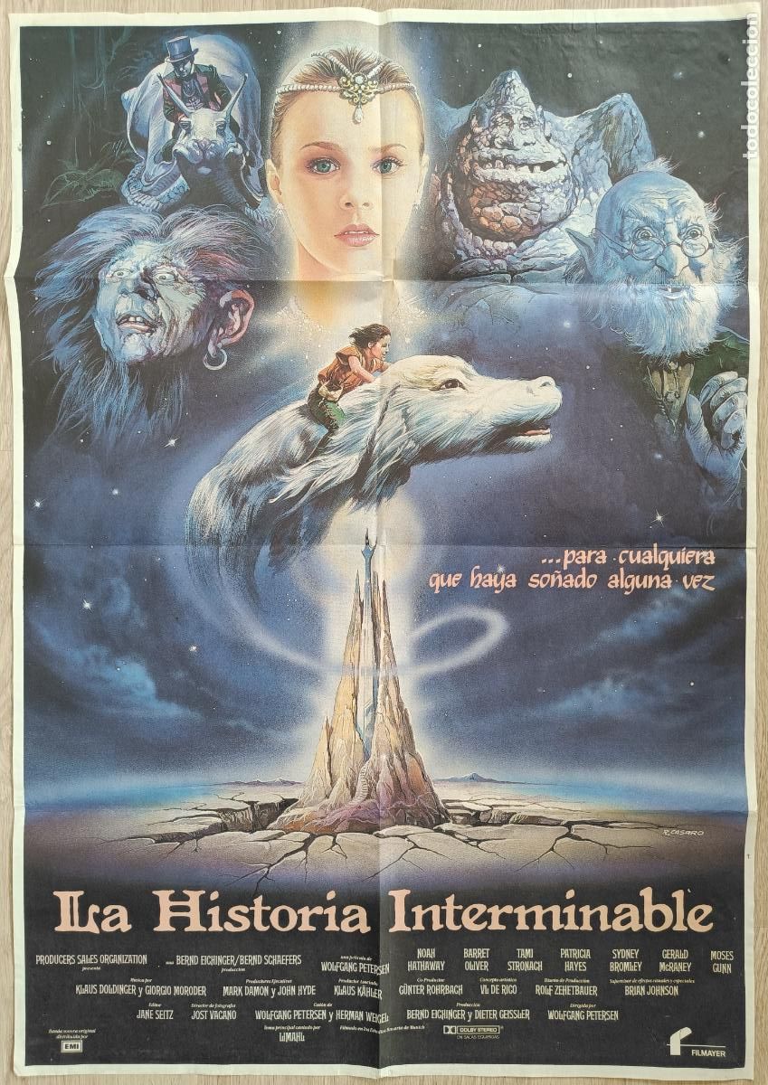 Cine: CARTEL CINE LA HISTORIA INTERMINABLE NOAH HATHAWAY BARRET OLIVER R. CASARO C2781