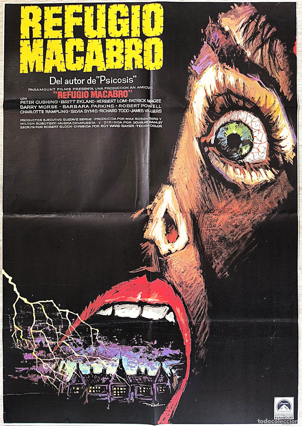 Cin&eacute;ma: RW CARTEL CINE REFUGIO MACABRO PETER CUSHING BRITT EKLAND 1973 MAC CC199
