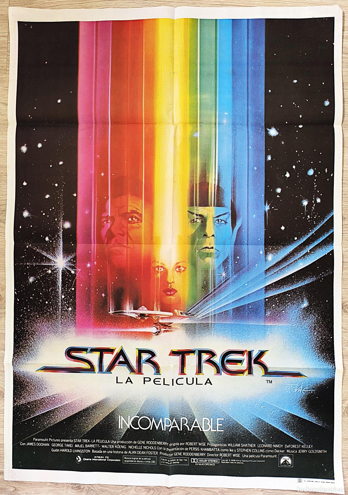 Cinema: RW CARTEL CINE STAR TREK LA PELICULA GENE RODDENBERRY WILLIAM SHATNER 1980 CC203