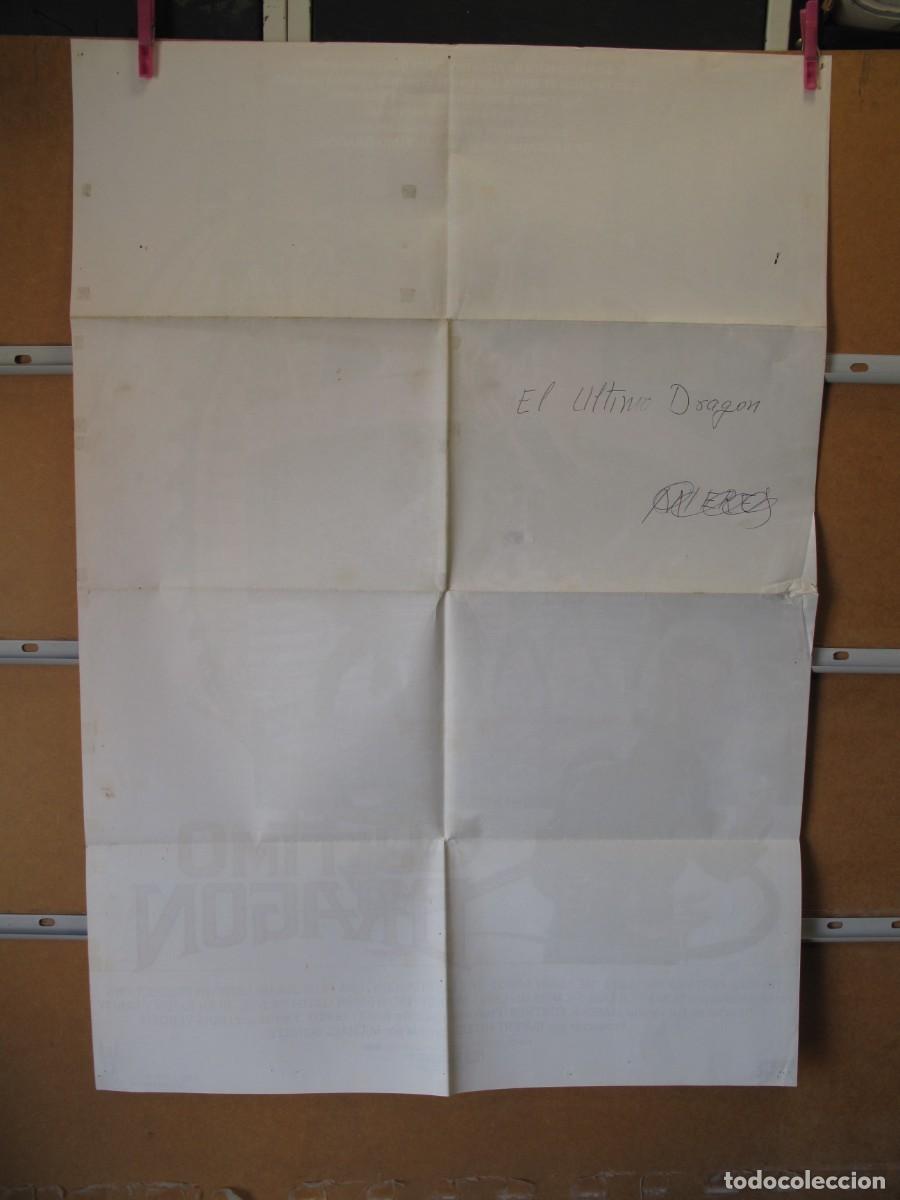 Cine: SX5 EL ULTIMO DRAGON POSTER ORIGINAL - Foto 2