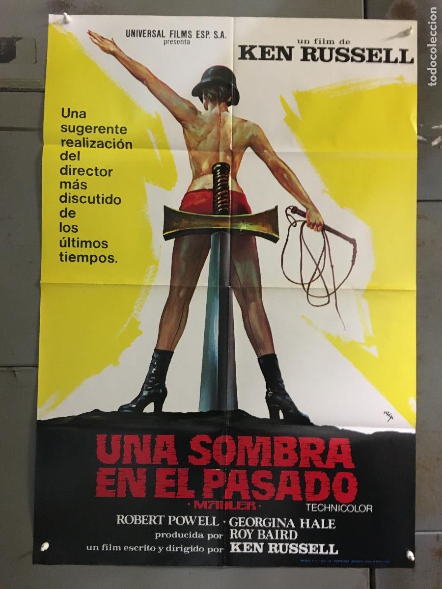 Kino: AER90 UNA SOMBRA EN EL PASADO MAHLER KEN RUSSELL MCP POSTER ORIGINAL 70X100 ESTRENO raro