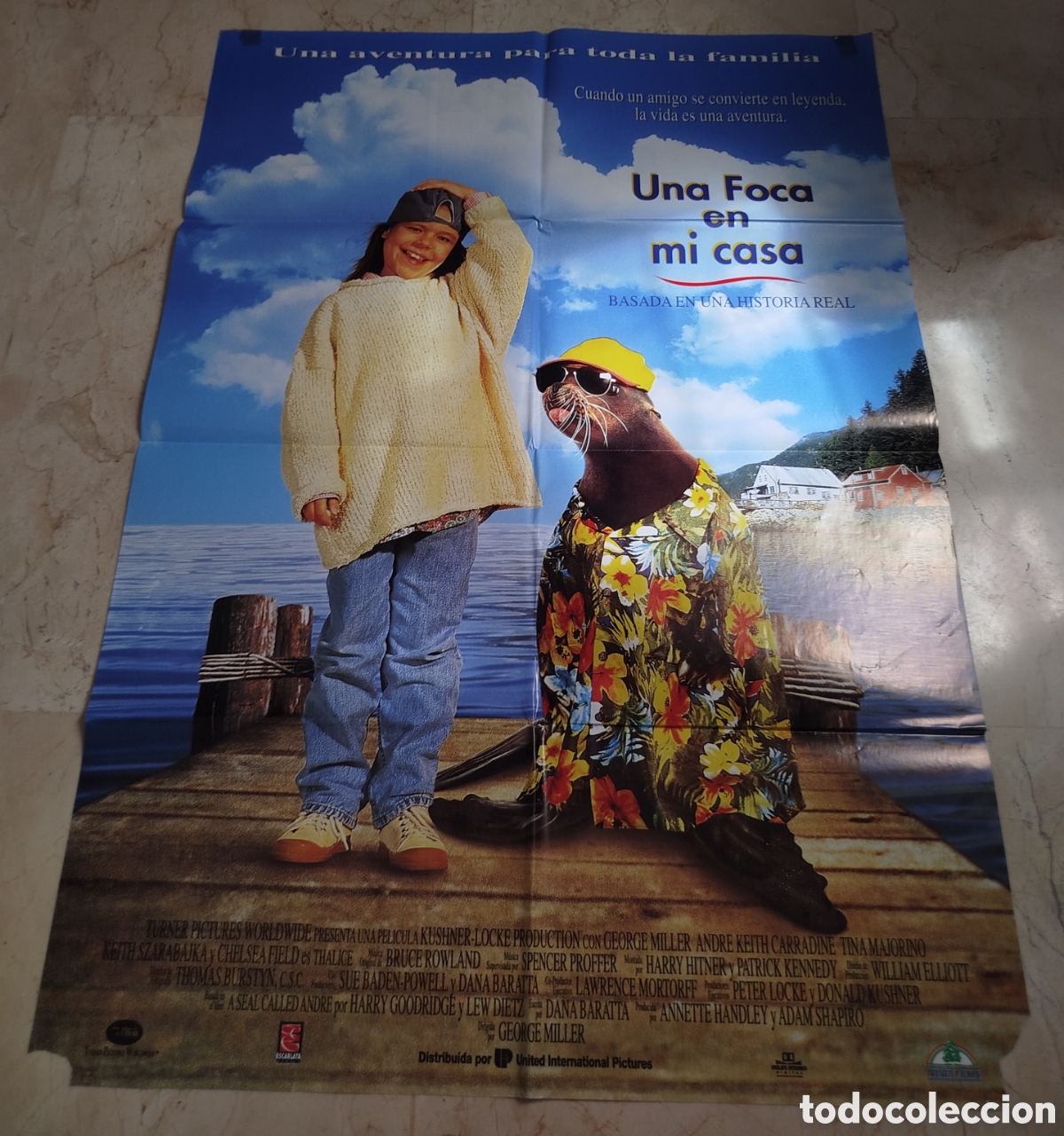 Cine: Una foca en mi casa. Cartel gran formato