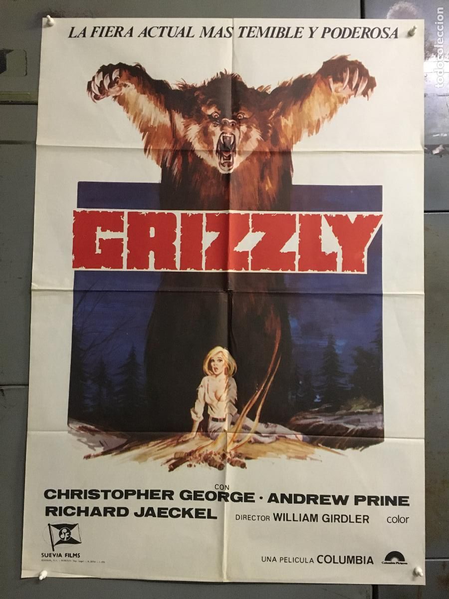 Cin&eacute;ma: AER97 GRIZZLY CHRISTOPHER GEORGE POSTER 70X100 ESTRENO
