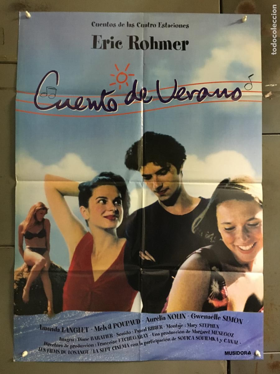 Cinema: AES52 CUENTO DE VERANO ERIC ROHMER POSTER ORIGINAL 70X100 ESTRENO