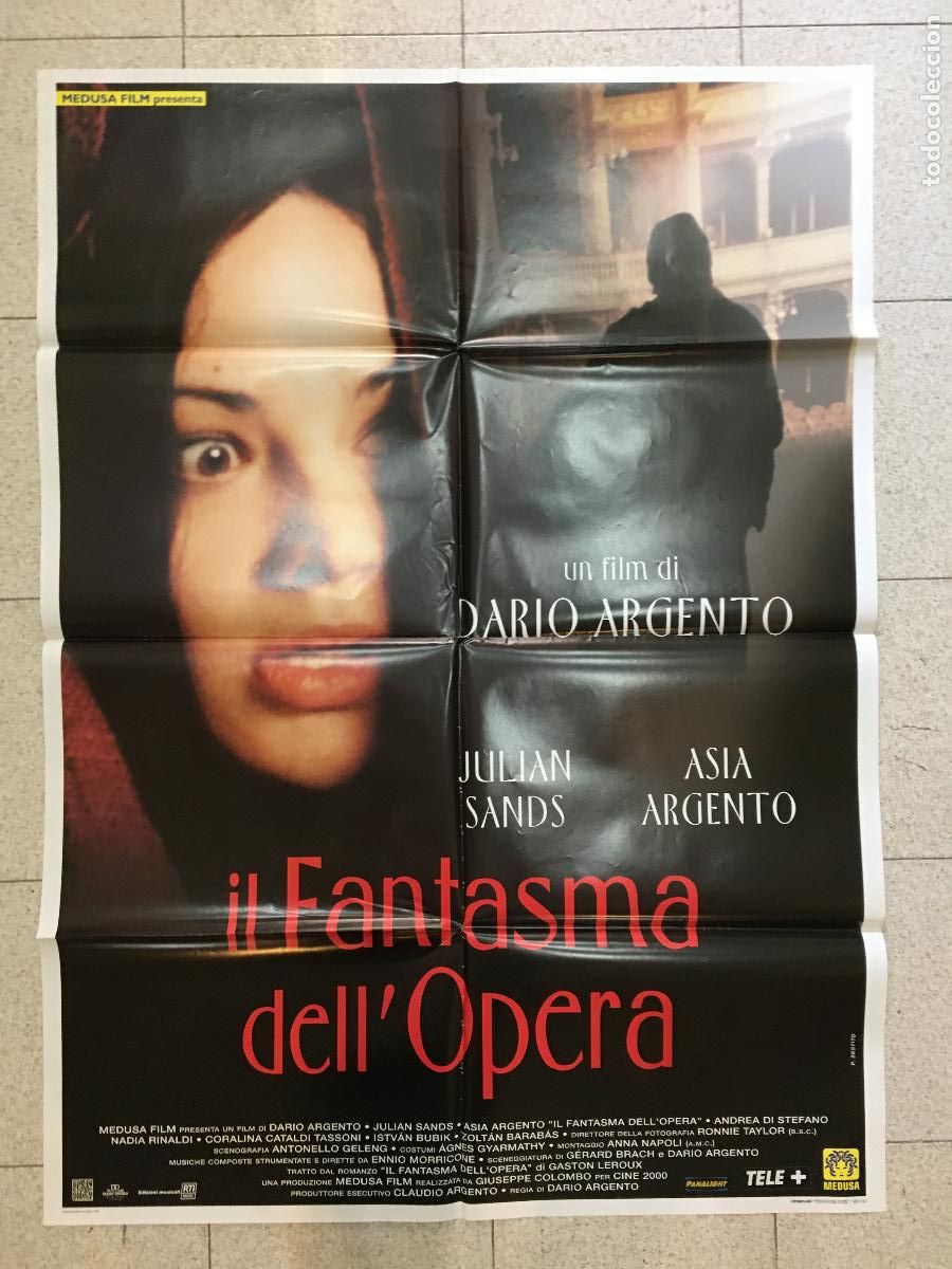 Kino: ICJ 076 EL FANTASMA DE LA OPERA DARIO ARGENTO ASIA POSTER ORIGINAL ITALIANO 100X140