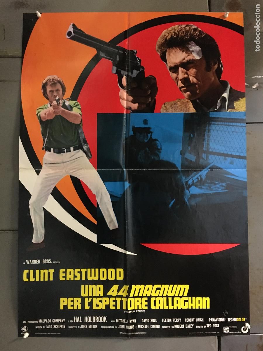 Cine: ICJ 096 HARRY EL FUERTE DIRTY HARRY 2nd FILM CLINT EASTWOOD POSTER ORIGINAL 68X94 ITALIANO