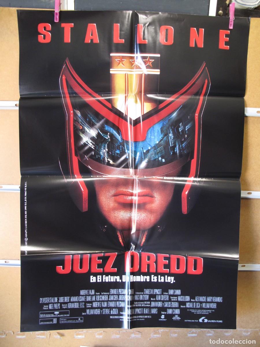 Cine: EN1983 JUEZ DREDD POSTER ORIGINAL - Foto 1