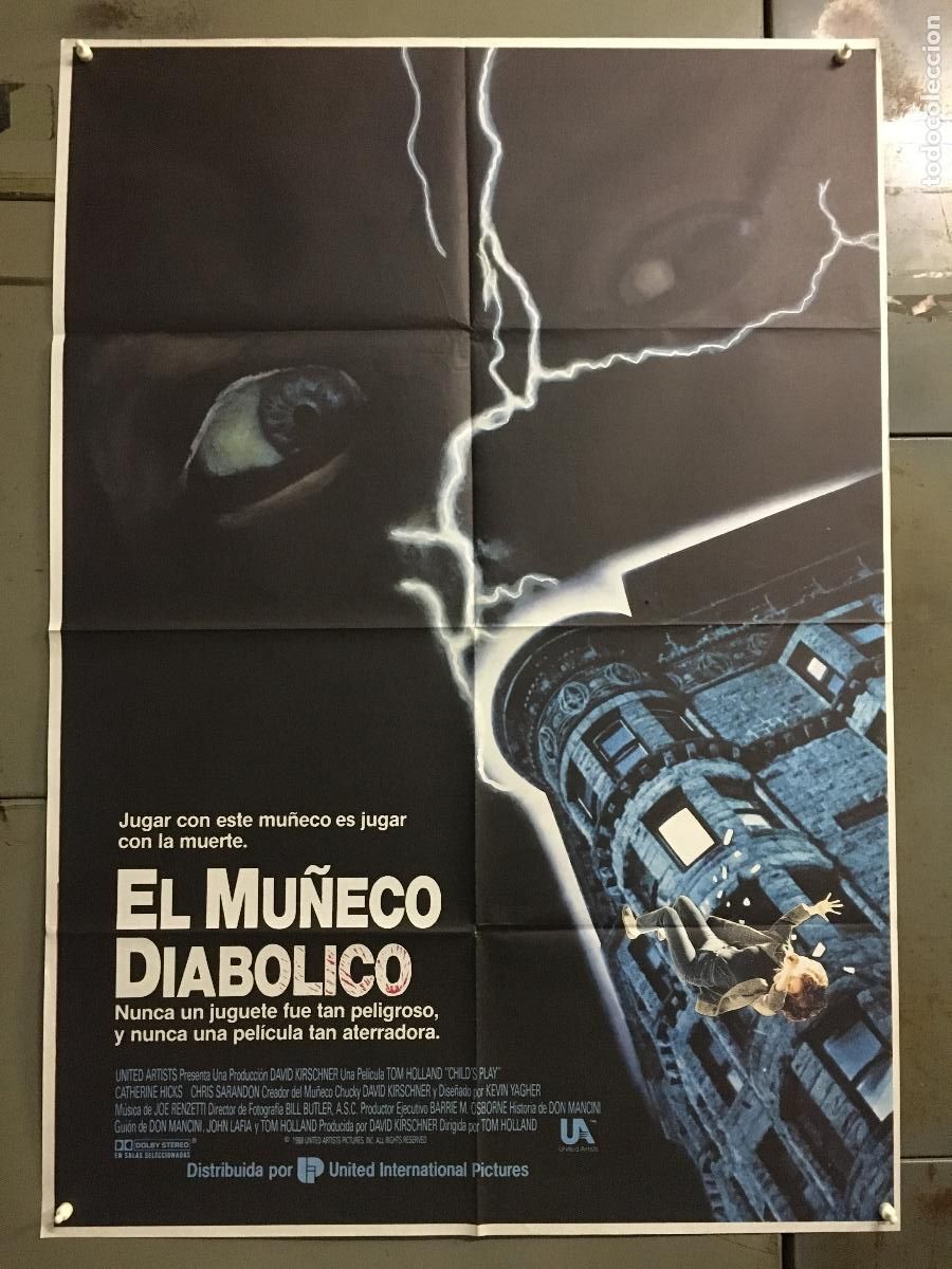 Cinema: AES70 EL MU&Ntilde;ECO DIABOLICO TOM HOLLAND POSTER ORIGINAL 70X100 ESTRENO