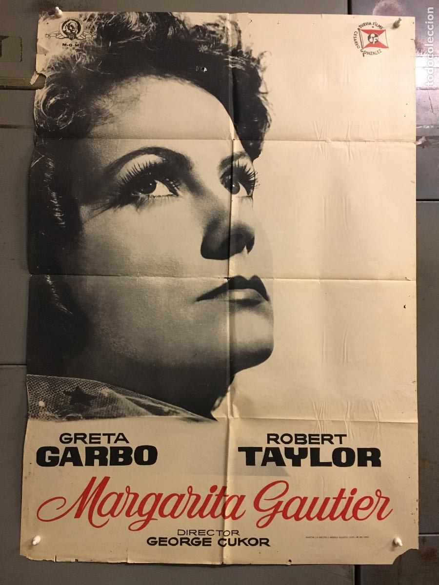 Cine: AET06 MARGARITA GAUTIER camille GRETA GARBO ROBERT TAYLOR POSTER ORIGINAL 70X100 ESPA&Ntilde;OL