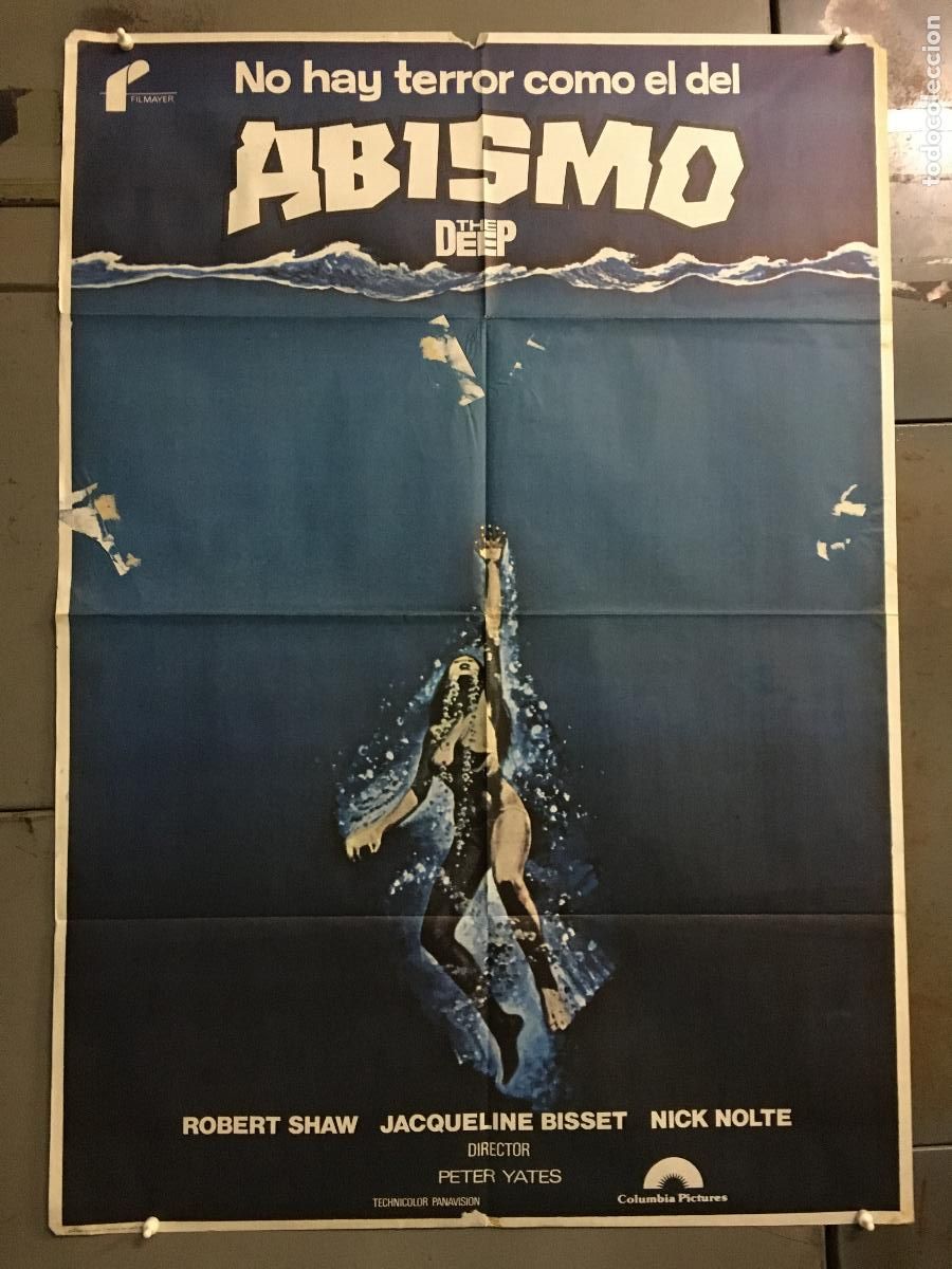 Cinema: AEU06 ABISMO JACQUELINE BISSET NICK NOLTE POSTER ORIGINAL 70X100 ESTRENO A