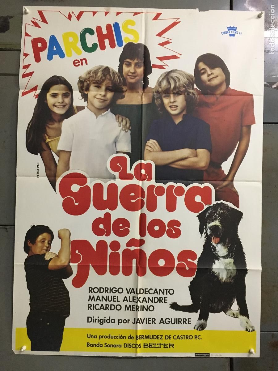 Cine: AEU19 LA GUERRA DE LOS NI&Ntilde;OS PARCHIS POSTER ORIGINAL 70X100 ESTRENO