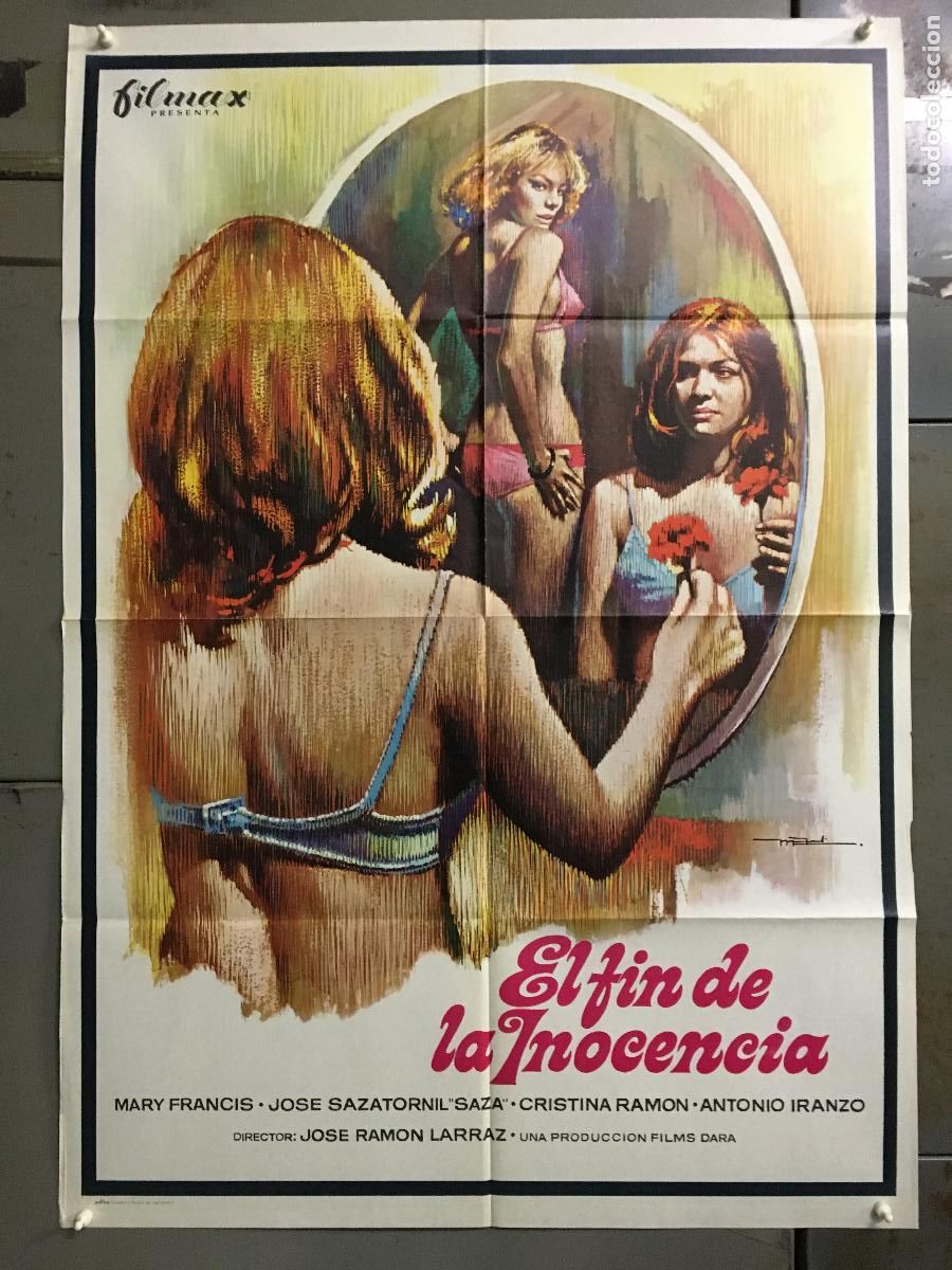 Kino: AEU28 EL FIN DE LA INOCENCIA MARY FRANCIS SAZA CRISTINA RAMON MAC POSTER ORIGINAL 70X100 ESTRENO