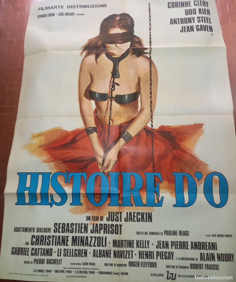Cinema: HISTOIRE D'O POSTER cm. 100X140 CORINNE CLERY IN OTTIME CONDIZIONI