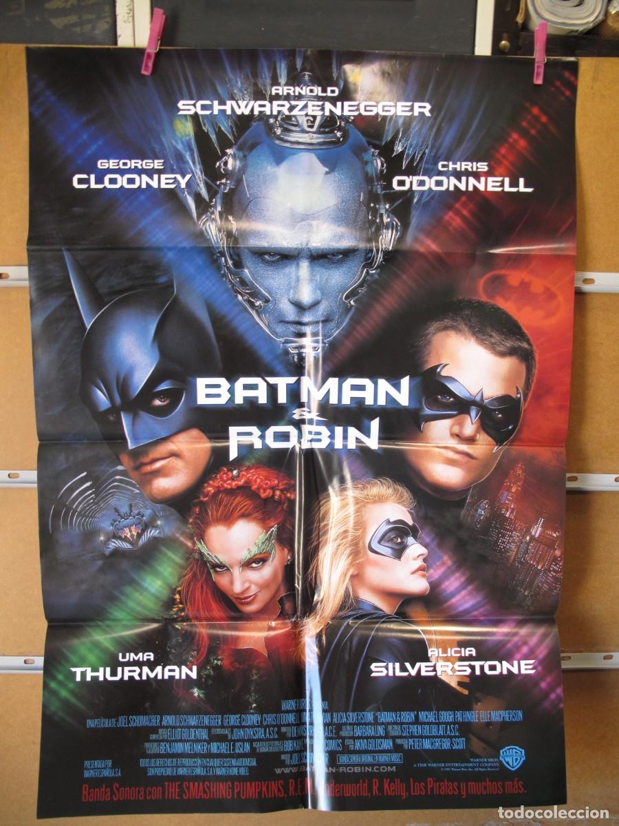 Cine: SX442 BATMAN Y ROBIN POSTER ORIGINAL - Foto 1