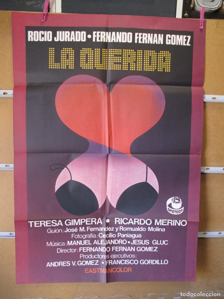 Cine: SX477 LA QUERIDA POSTER ORIGINAL - Foto 1