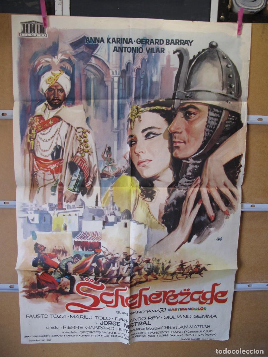 Cine: SX495 SCHEHEREZADE POSTER ORIGINAL - Foto 1