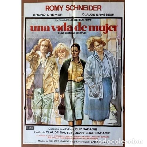 Cine: Una vida de mujer. P&oacute;ster original - Foto 1
