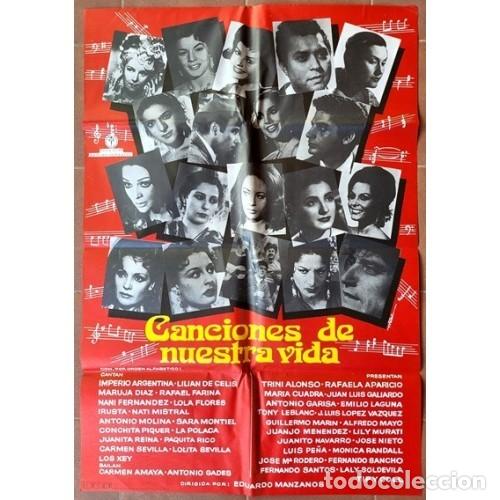 Cine: Canciones de nuestra vida. P&oacute;ster original - Foto 1