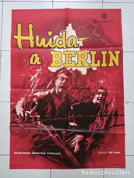 Cine: VKD 1903 HUIDA A BERLIN CHRISTIAN DOERMER WILL TREMPER POSTER ORIGINAL 70X100 ESTRENO