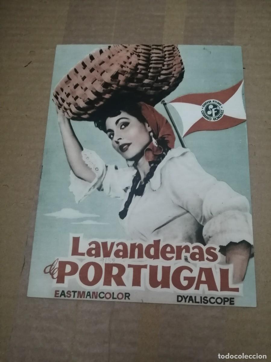 Cine: Afiche 4 hojas Original de la pel&iacute;cula de 1957: LAVANDERAS DE PORTUGAL (Pierre Gaspard-Huit, Ram&oacute;n T