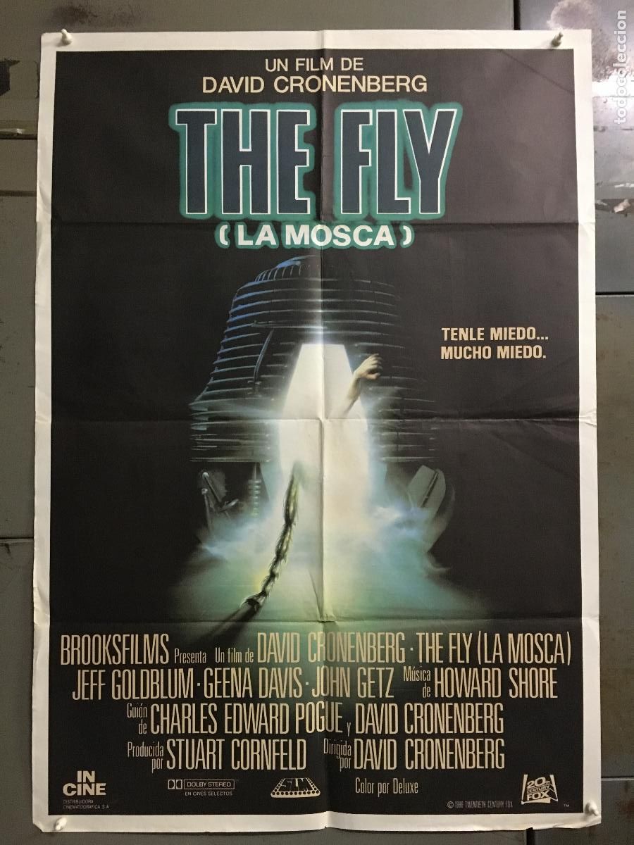 Cine: AEW71 LA MOSCA DAVID CRONENBERG JEFF GOLDBLUM POSTER ORIGINAL ESTRENO 70X100