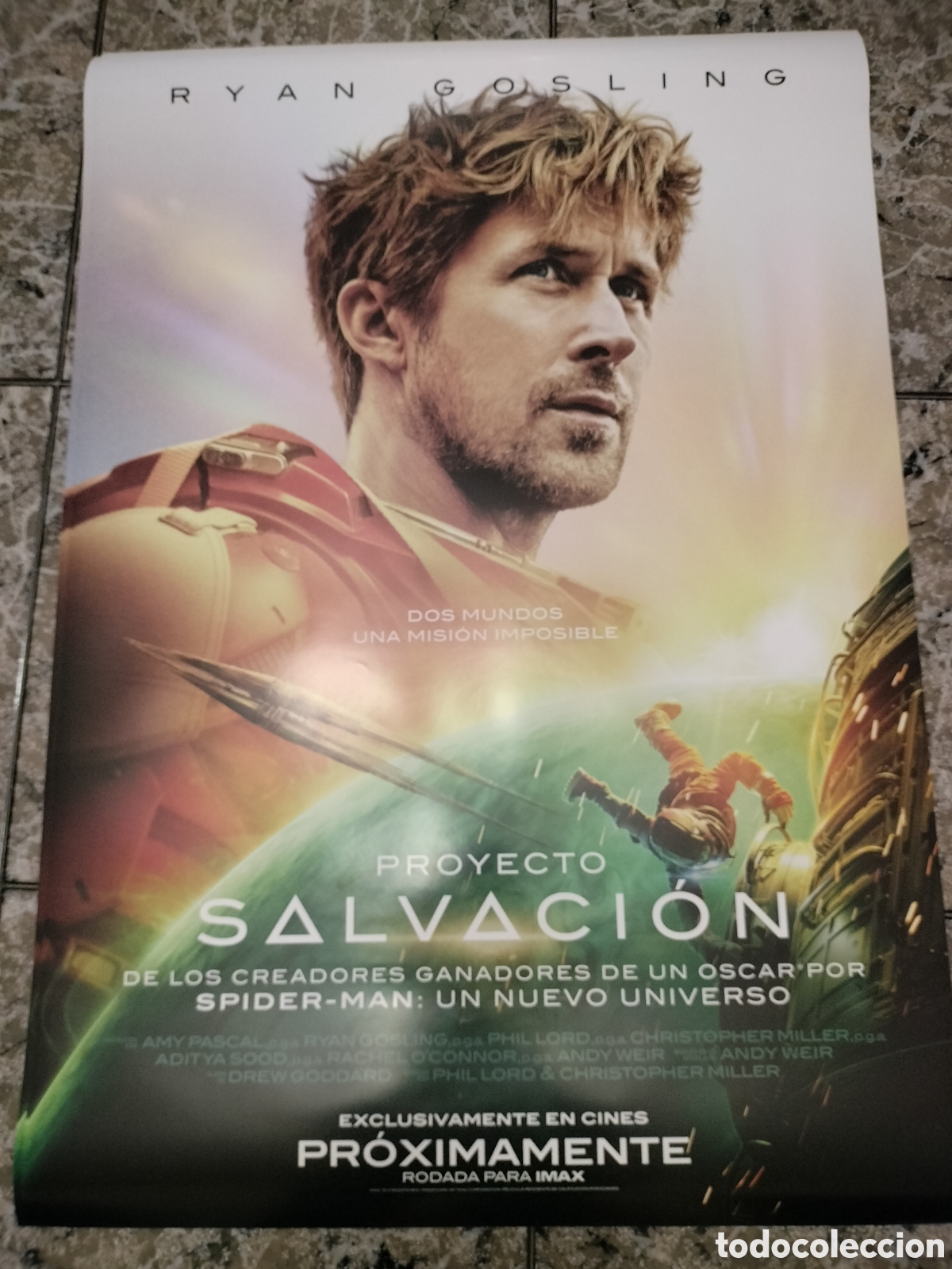 Cine: Poster Original Proyecto Salvaci&oacute;n 100x70