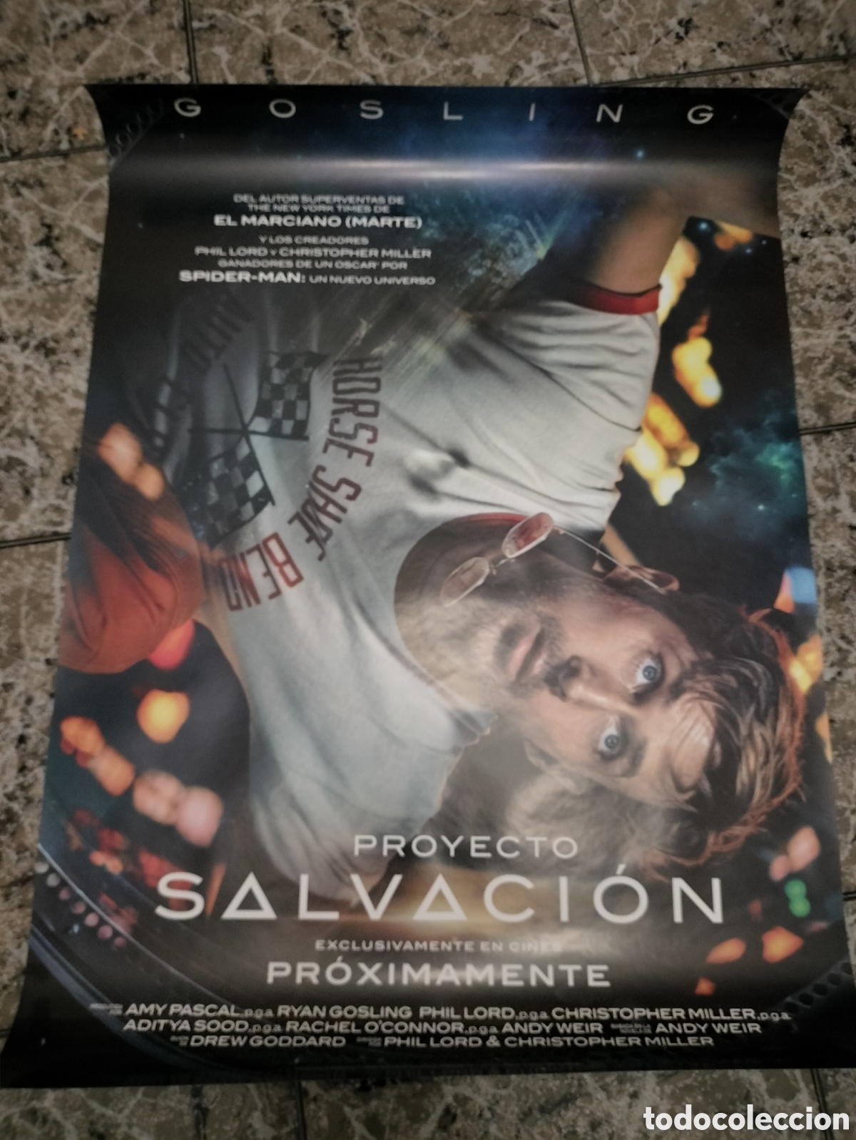 Cine: Poster Original Proyecto Salvaci&oacute;n 100x70