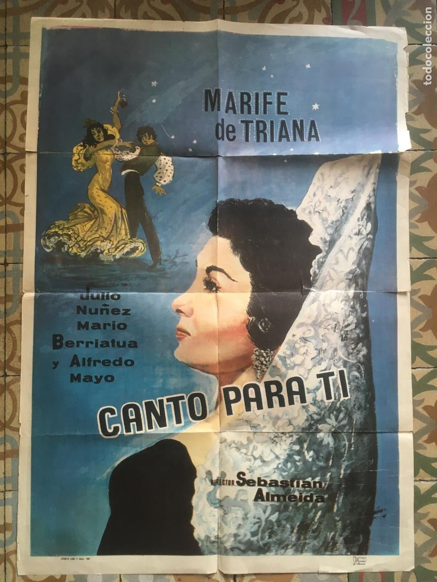 Cine: canto para ti marife de triana poster cartel original estreno