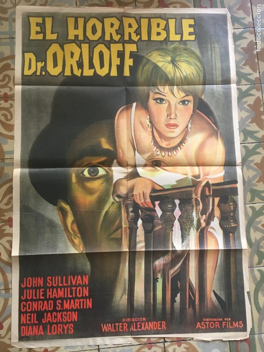 Cine: estudel horrible doctor orloff poster cartel original estreno