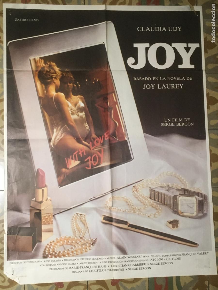 Cine: joy claudia udy poster cartel original estreno
