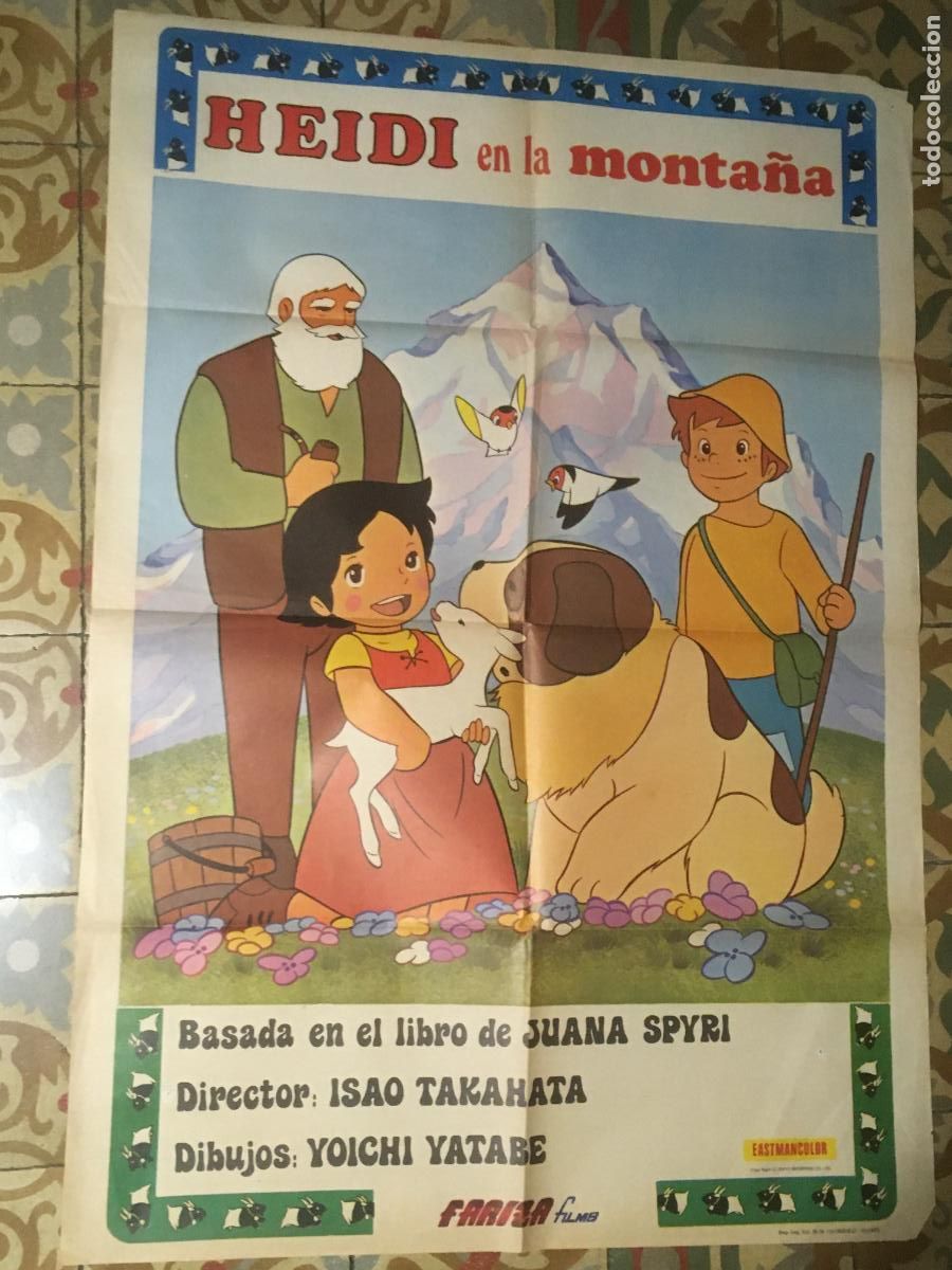 Cine: heidi en la monta&ntilde;a poster cartel original estreno