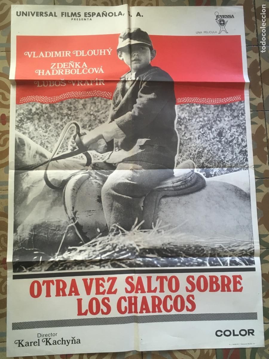 Cine: otra vez salto sobre los charcos poster cartel original estreno