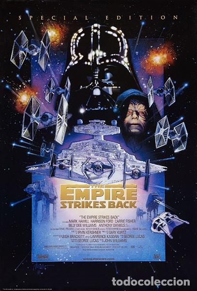 Cine: STAR WARS V. EL IMPERIO CONTRAATACA La Guerra de las Galaxias P&oacute;ster 70x100 cm aprox. Harrison Ford