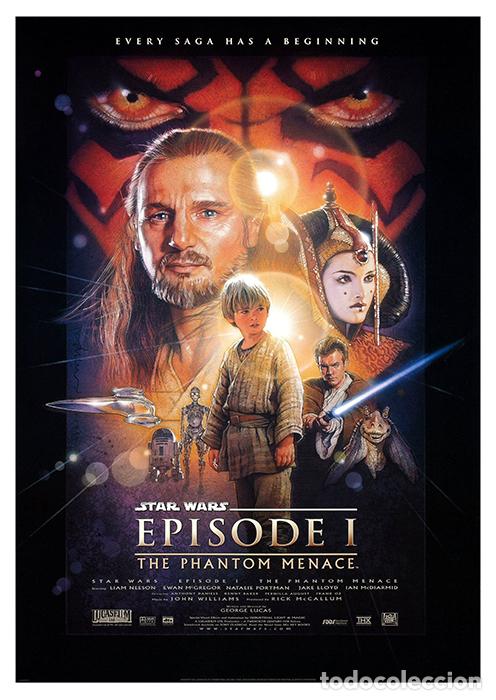 Cine: Star Wars Episodio I La amenaza fantasma Poster 70x100 cm aprox. George Lucas