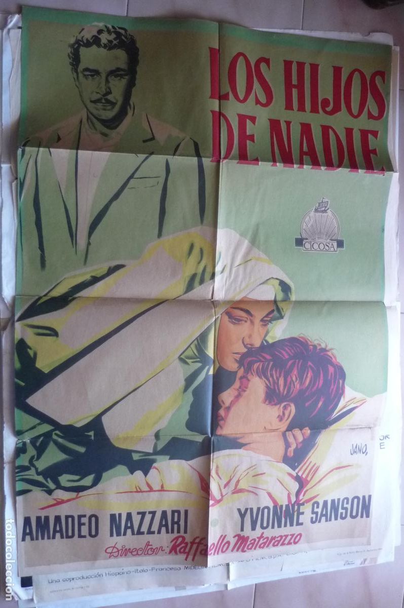 Cine: cartel cine 1 x 7o los hijos de nadie amadeo nazzari