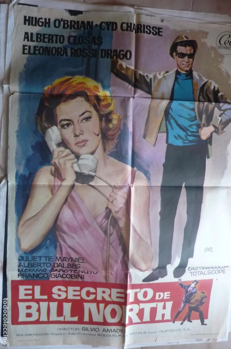 Cine: cartel cine 1 x 7o el secreto de bill north