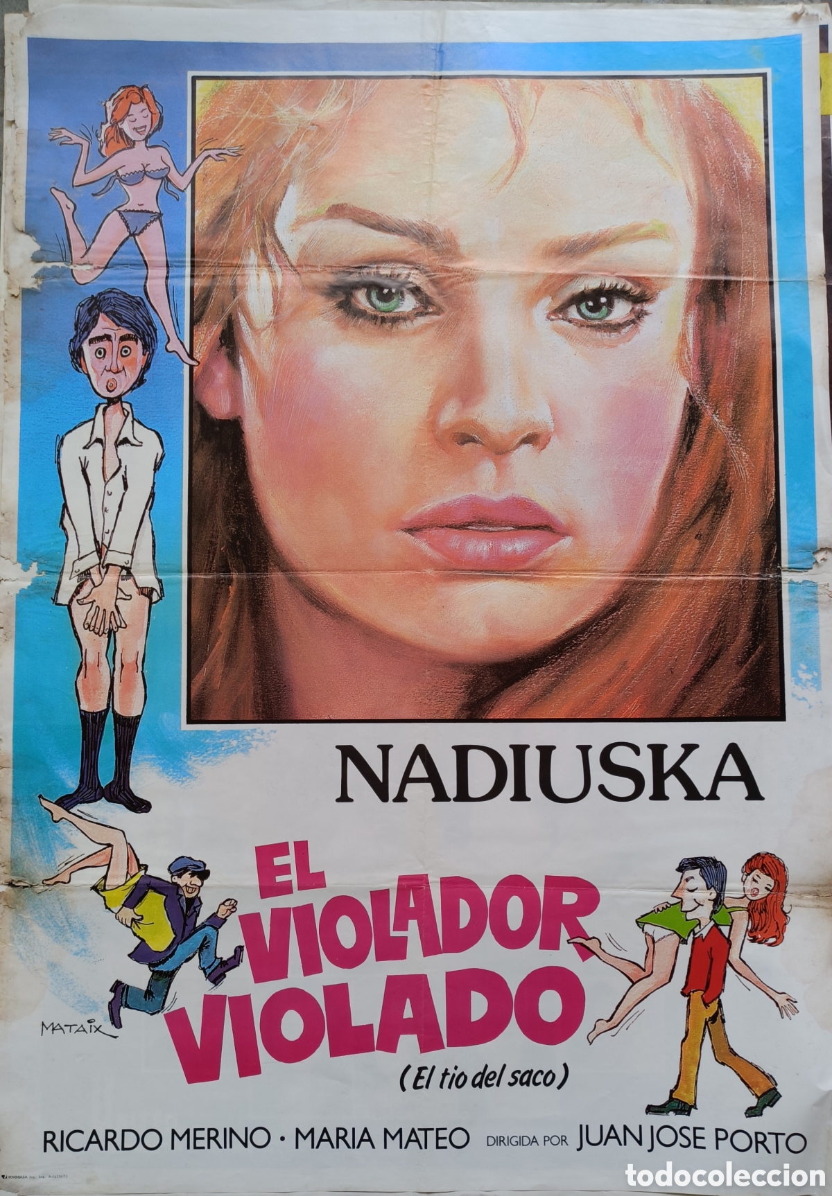 Cine: Cartel de cine. El violador violado. Nadiuska