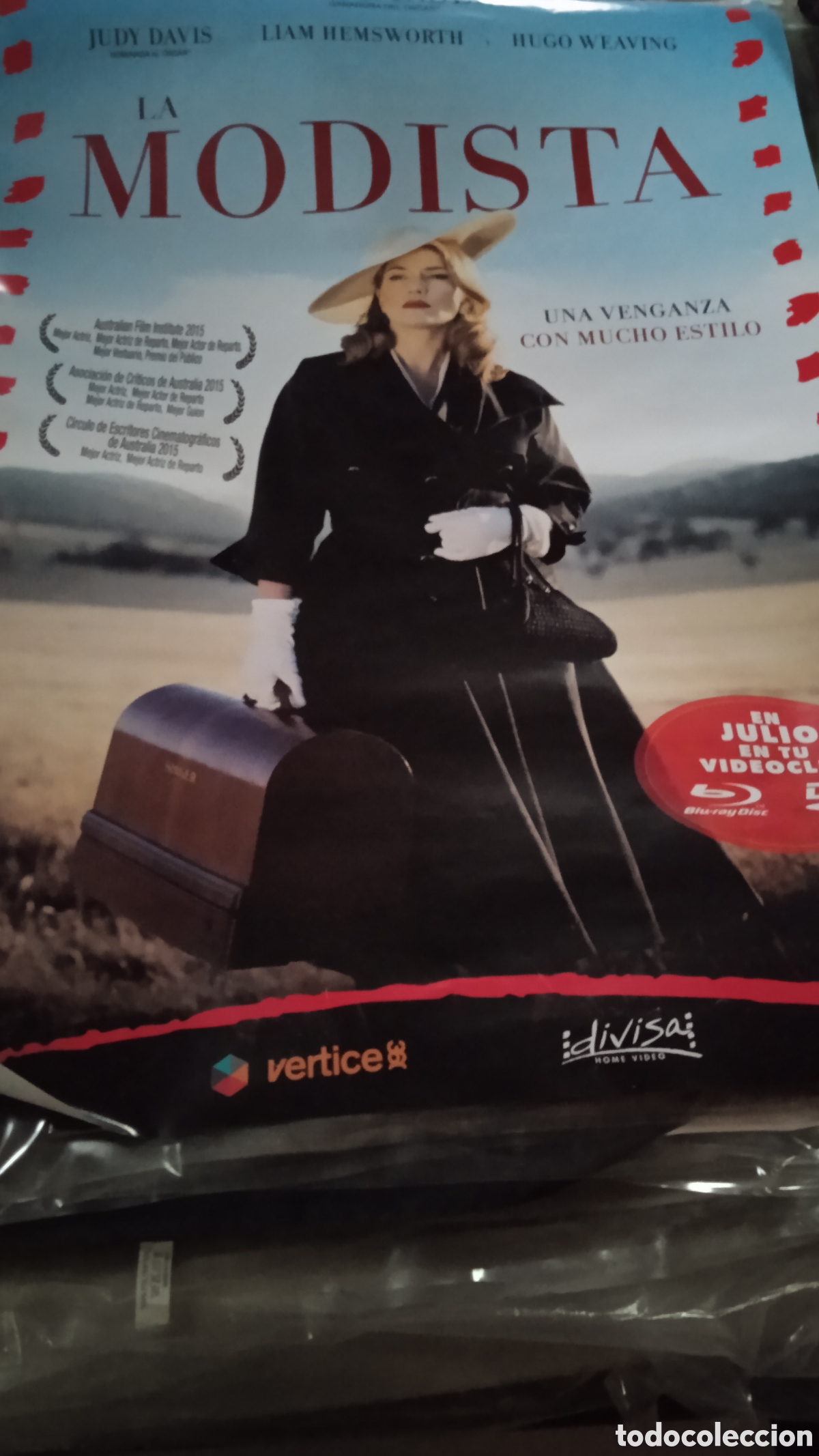 Cine: Cartel Original de Cine Kate Winslet La Modista 2015 70x100