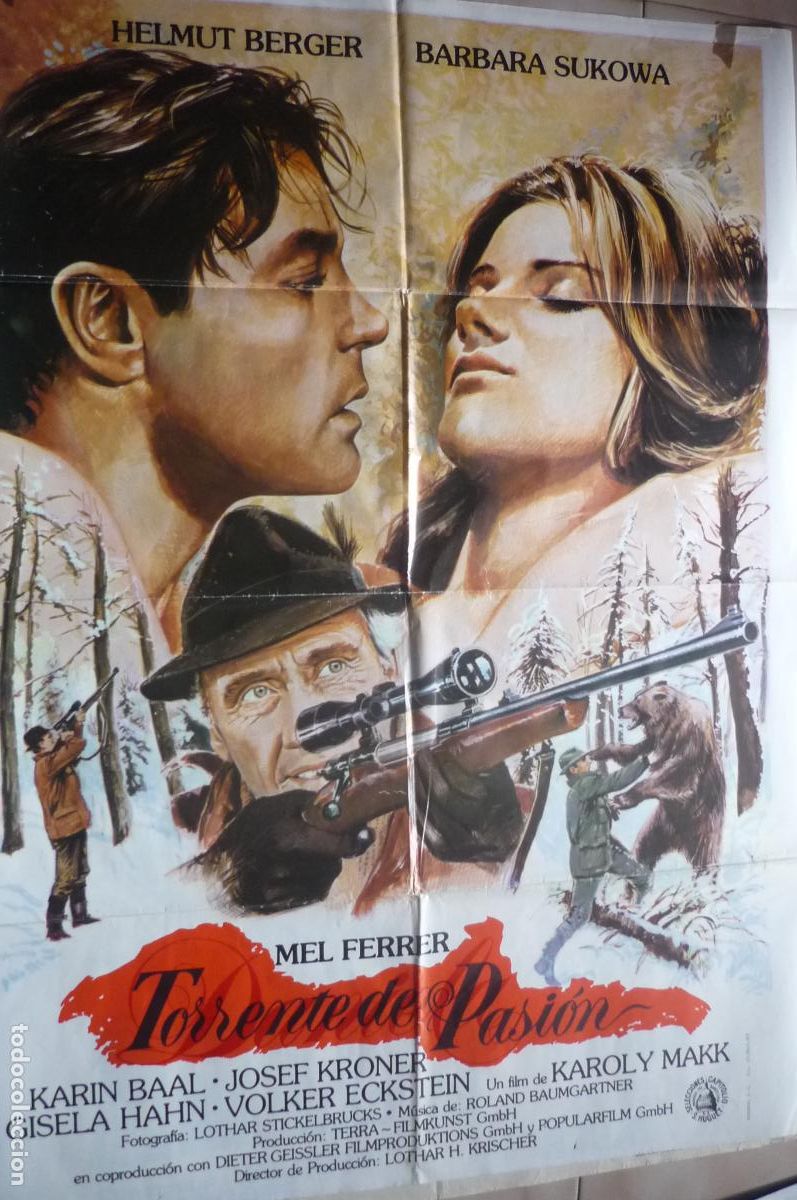 Cine: cartel cine 1 x 7o torrente de pasion mel ferrer