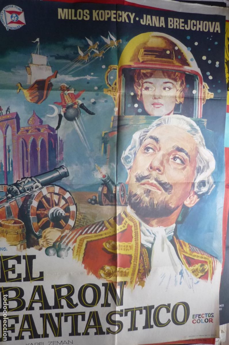 Cine: cartel cine 1 x 7o el baron fantastico